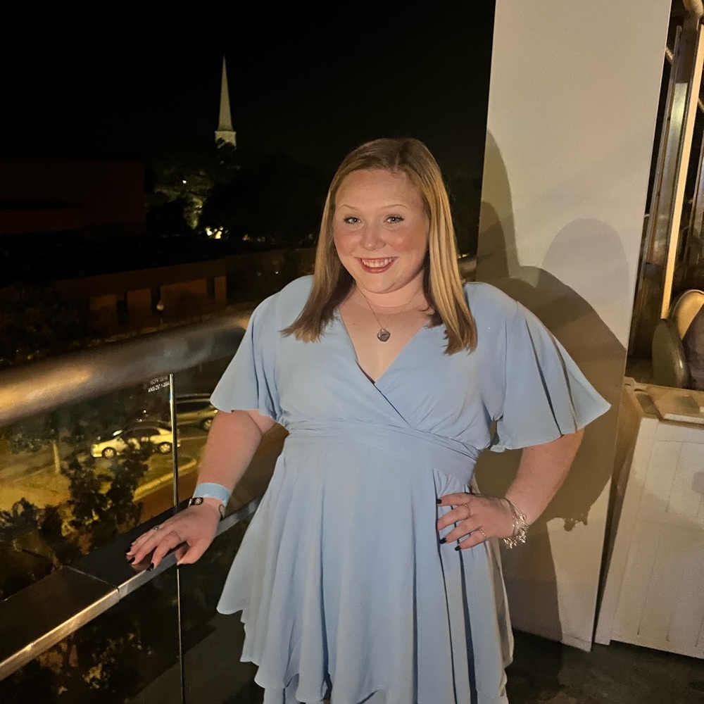 Elegant Light Blue Dress